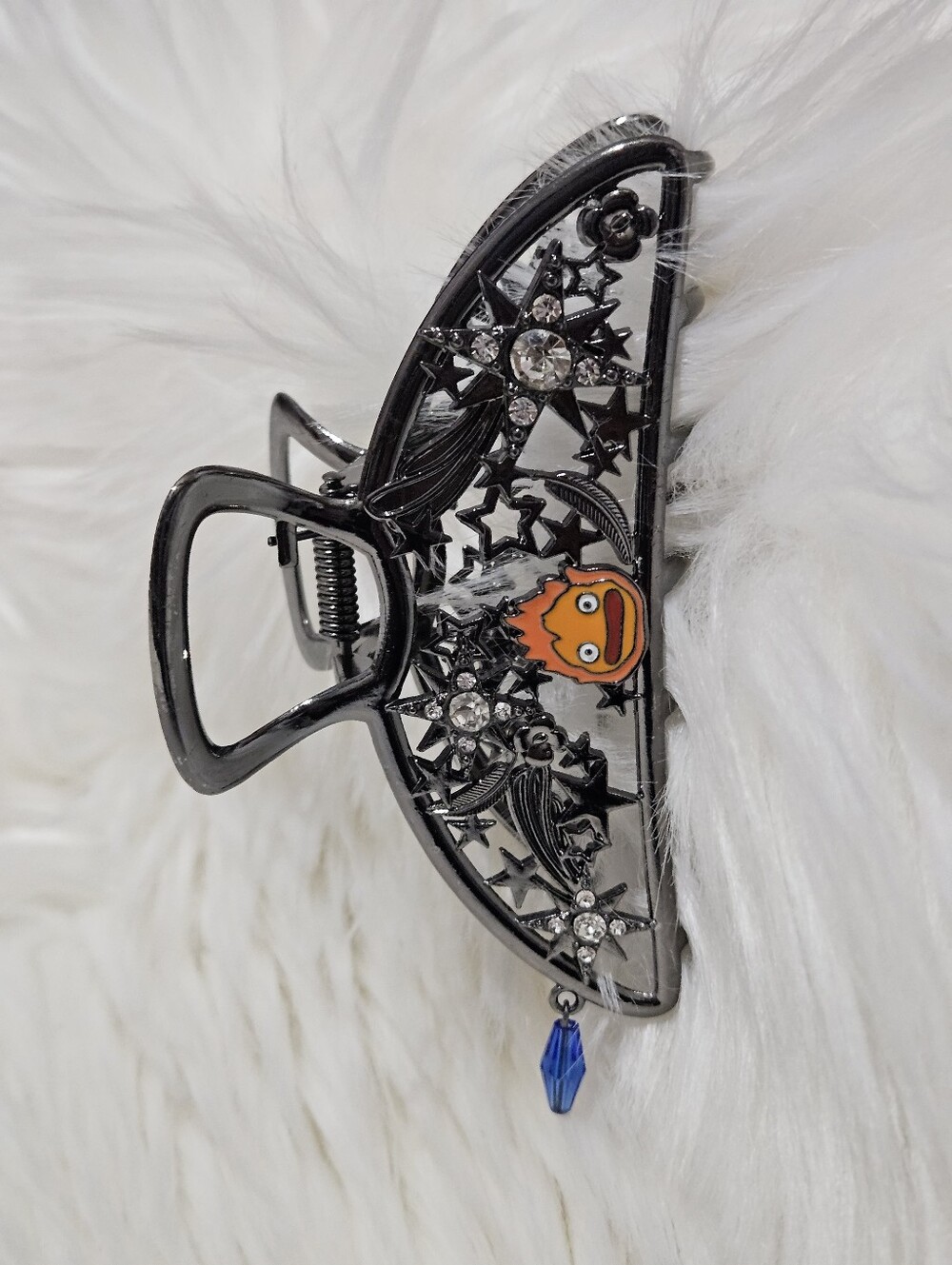Studio Ghibli Howl's Moving Castle Calcifer Hair Claw Clip
